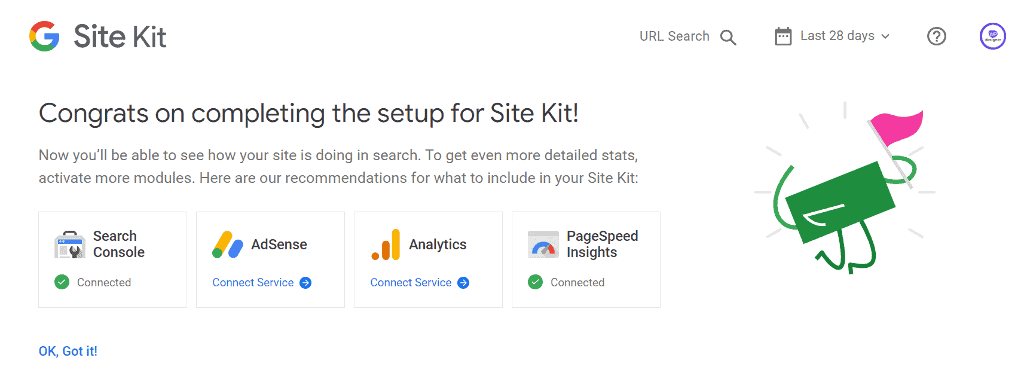 Connect Google AdSense service to Site Kit