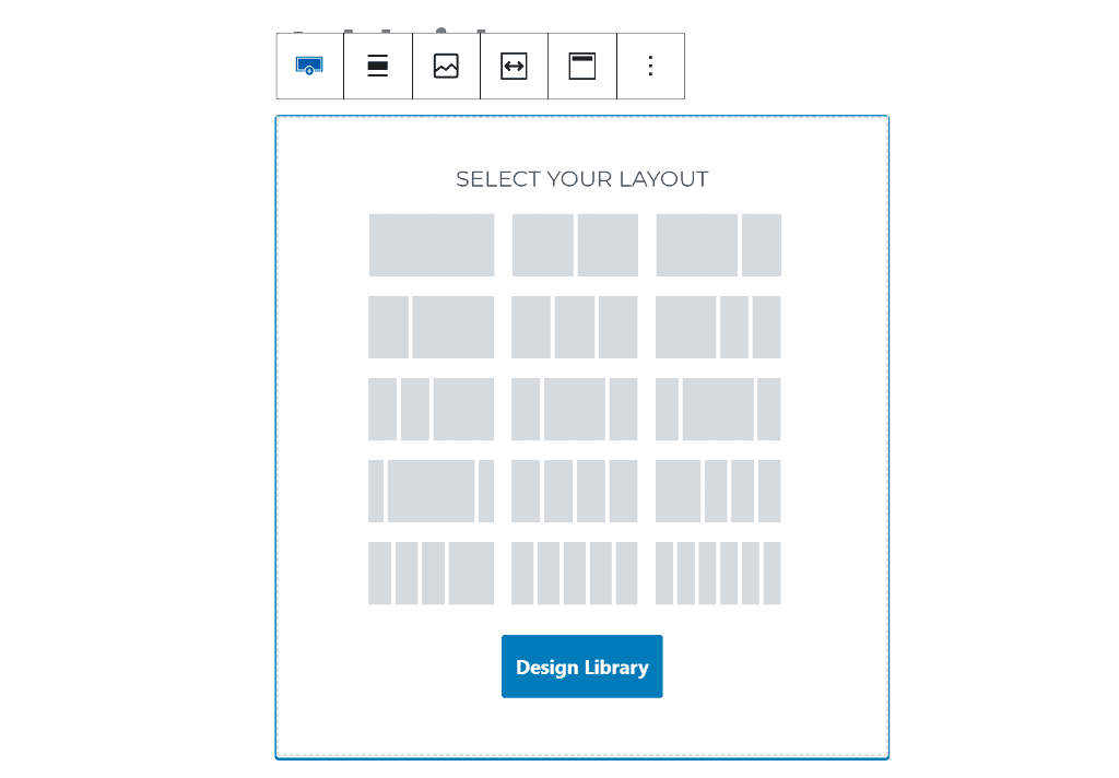 Kadence row layout block