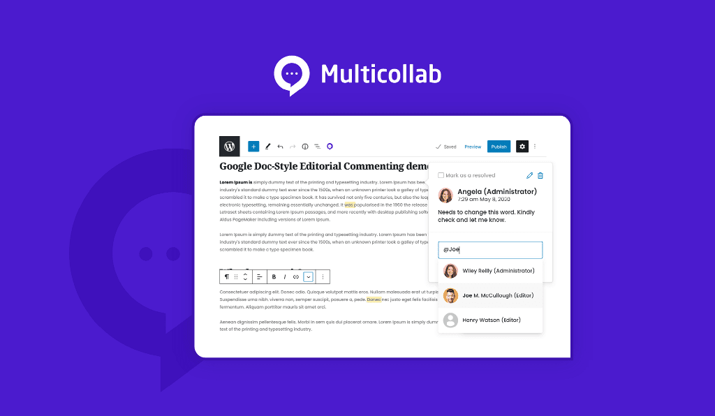 multicollab WordPress